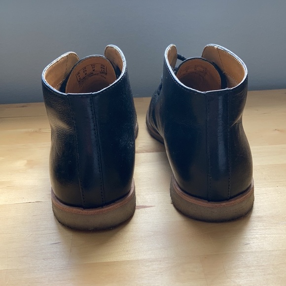 Clarks Originals classic black leather Desert ankle boots - Women’s 6.5 - Picture 10 of 14